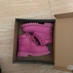 Toddlers size 5 Rose Timberlands